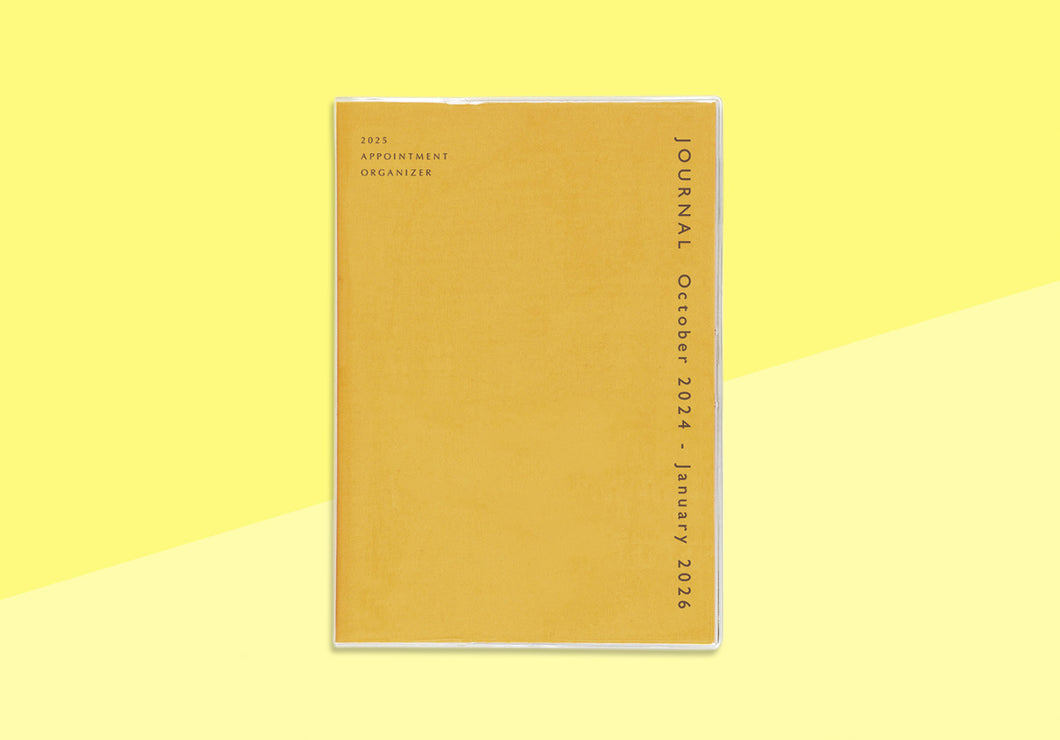 HIGHTIDE - Monthly Diary 2026 Coton A5 - Yellow