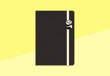 Load image into Gallery viewer, HIGHTIDE - Weekly schedule diary 2025 - A6 Panda Black