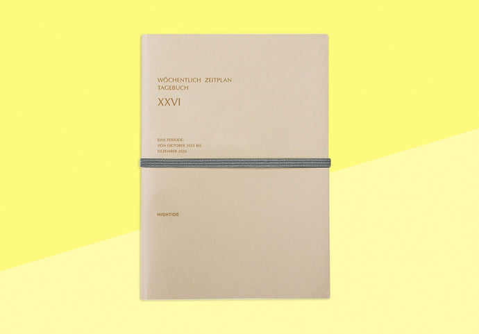 HIGHTIDE - Diary Worter 2026 - B6 Beige