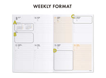 Load image into Gallery viewer, HIGHTIDE - Weekly Diary 2026 Papillon - B6 - Blue