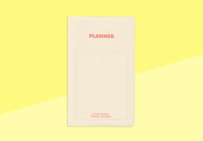 HIGHTIDE - Monthly Diary 2026 Shine B6 Slim - Ivory