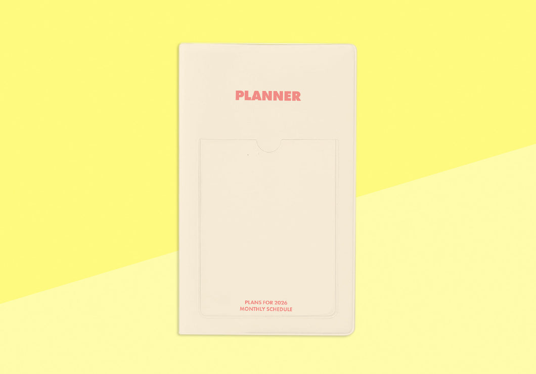 HIGHTIDE - Monthly Diary 2026 Shine B6 Slim - Ivory