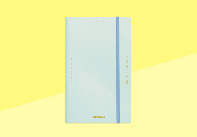 HIGHTIDE - Monthly Diary 2026 Katy B6 Slim - Light Blue