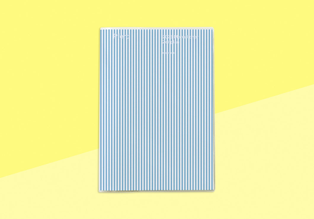 HIGHTIDE - Monthly Diary 2025 Papillon B6 - Blue