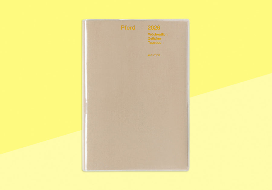 HIGHTIDE - Weekly Diary 2026 Papillon - B6 - Beige