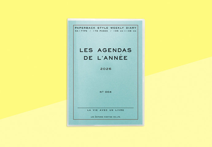 HIGHTIDE - Weekly schedule diary 2026 - A6 Poche Mint