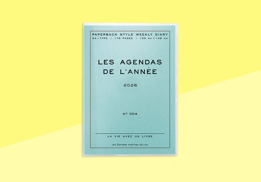 HIGHTIDE - Weekly schedule diary 2026 - A6 Poche Mint