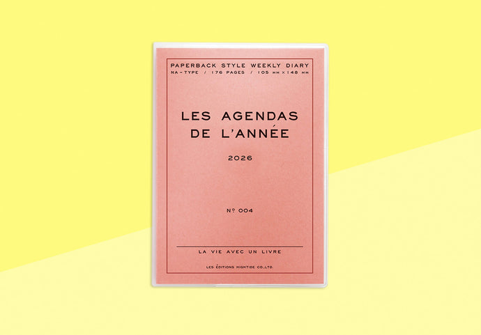 HIGHTIDE - Weekly schedule diary 2026 - A6 Poche Pink