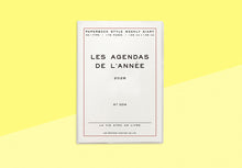 Load image into Gallery viewer, HIGHTIDE - Weekly schedule diary 2026 - A6 Poche White
