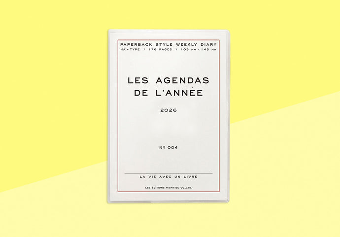 HIGHTIDE - Weekly schedule diary 2026 - A6 Poche White