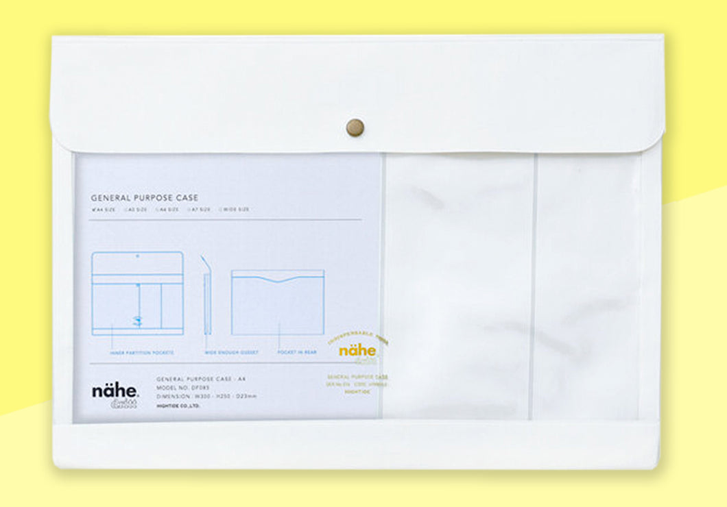 HIGHTIDE - Nähe - General Purpose Case - A4 White