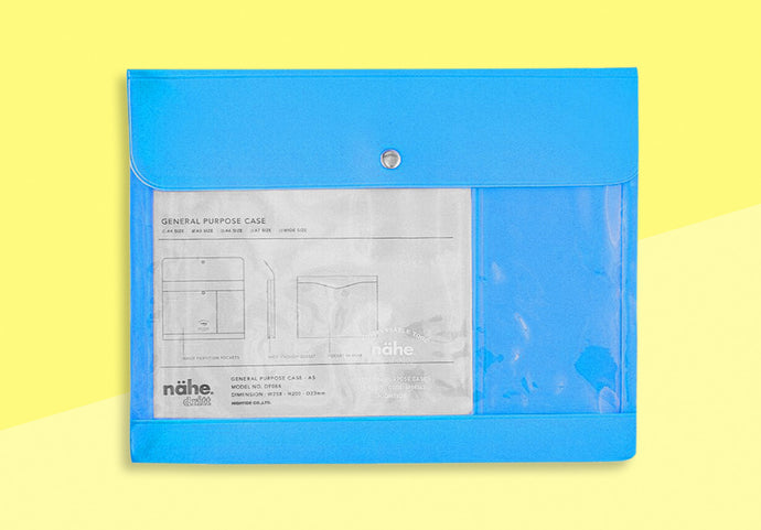 HIGHTIDE - Nähe - General Purpose Case - A5 Neon Blue
