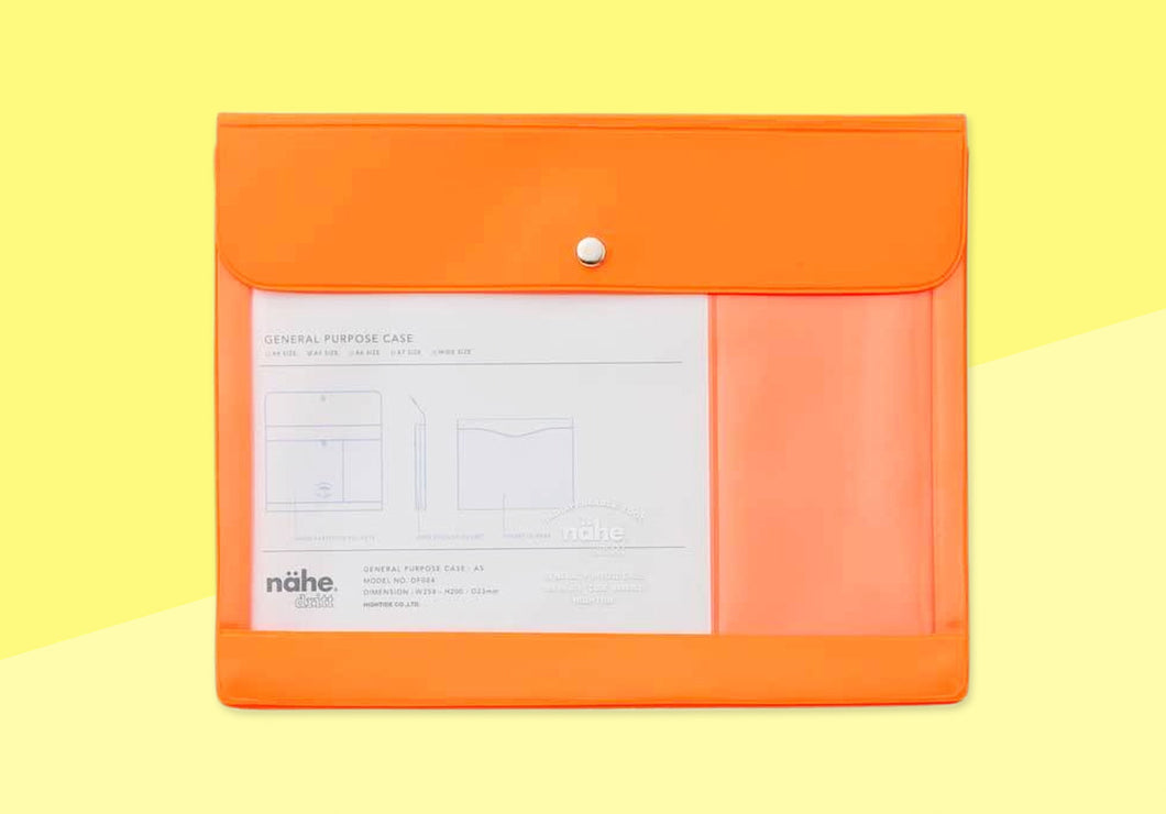 HIGHTIDE - NÄHE - Etui/Hülle - A5 Neon Orange