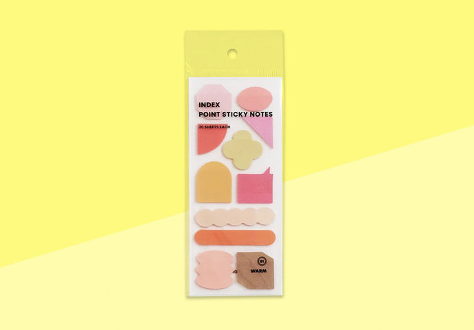 ICONIC - Index Point Sticky Notes - Warm