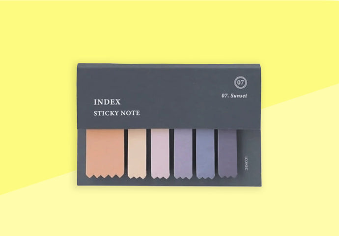 ICONIC - Index Haftnotizen - Sunset