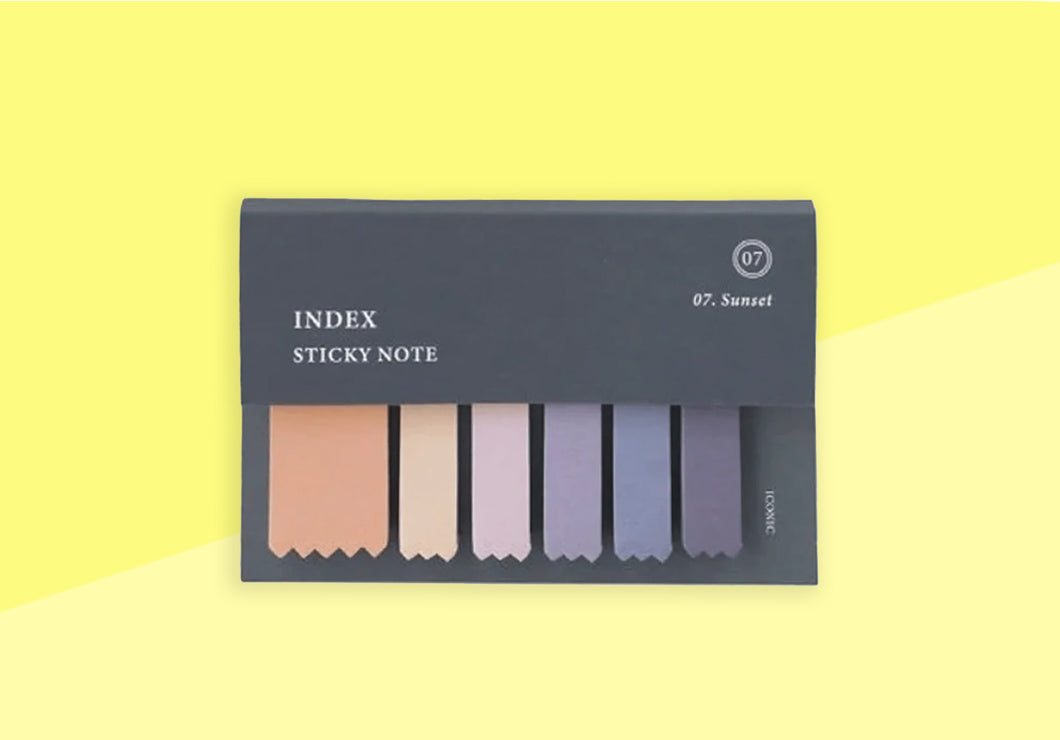 ICONIC - Index Haftnotizen - Sunset