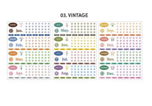 Load image into Gallery viewer, ICONIC - Sticker Diary Date - 03 Vintage
