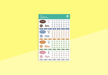 Load image into Gallery viewer, ICONIC - Sticker Diary Date - 03 Vintage