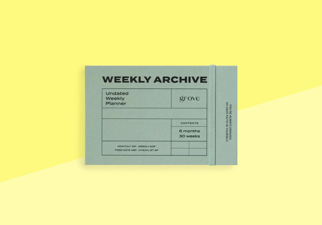 ICONIC - Weekly Archive Planner Grove - Green