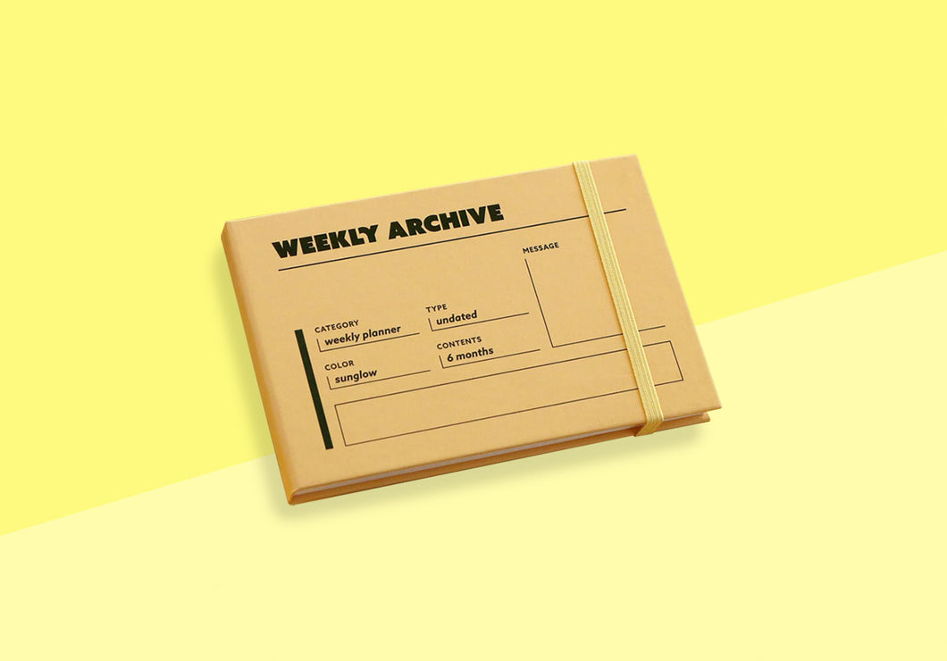 ICONIC - Weekly Archive Planner Grove - Sunglow