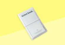 Load image into Gallery viewer, ICONIC - Collect Ticket Book - White