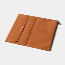 Load image into Gallery viewer, TRAVELER&#39;S FACTORY - Notebook Cotton Zipper Case - Brown