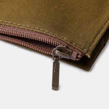 Load image into Gallery viewer, TRAVELER&#39;S FACTORY - Cotton Zipper Case Passport size - Olive