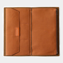 Load image into Gallery viewer, TRAVELER&#39;S FACTORY - Notebook Cotton Zipper Case - Brown