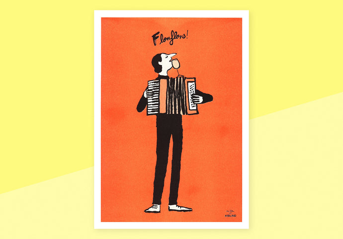 JEAN JULLIEN - A3-Plakat - Flonflons