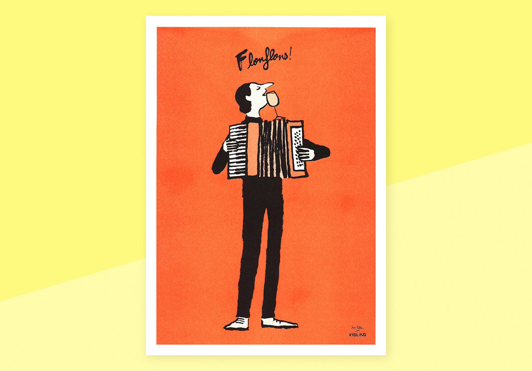 JEAN JULLIEN - A3-Plakat - Flonflons