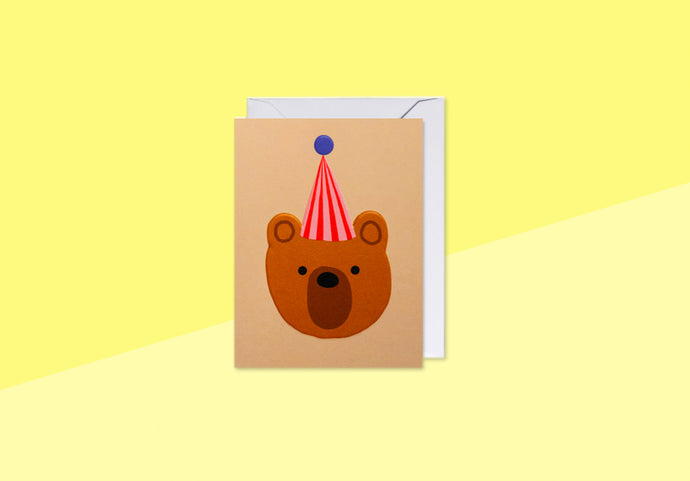 JENNIFER BOURON – Grußkarte – Happy Birthday Bear