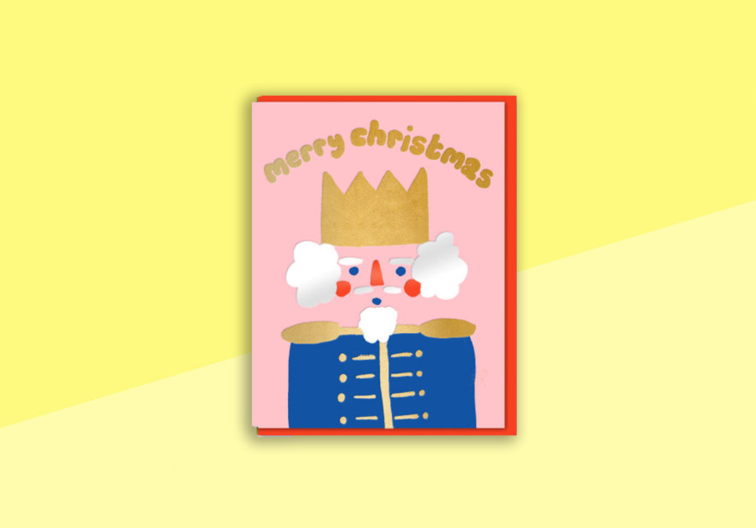 JOYFUL - Grußkarte - Nutcracker King