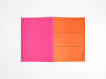 Load image into Gallery viewer, JULIE JOLIAT - Booq Notebook - Orange/Pink