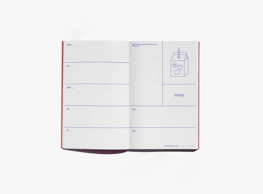 JULIE JOLIAT - Planner - Date Me Happy - Blueberry Milk