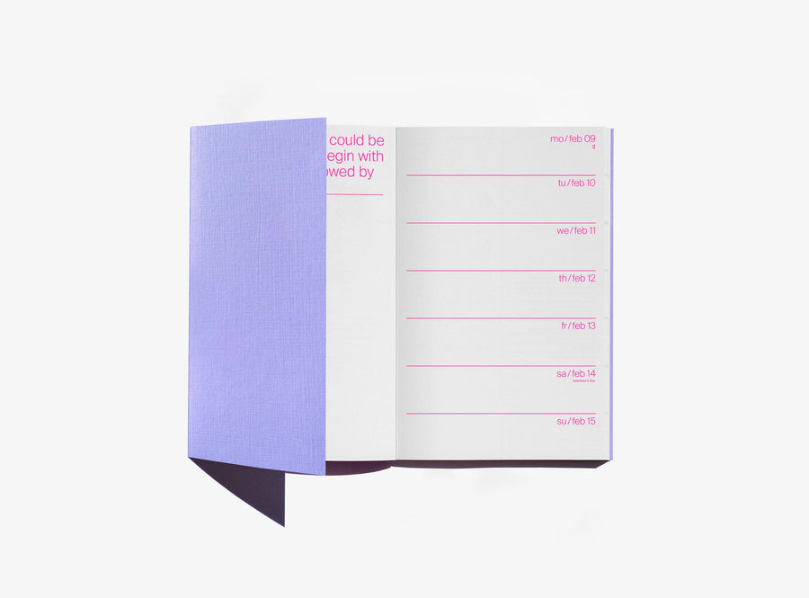 JULIE JOLIAT - Planner 2026 - Day One - Blueberry Milk