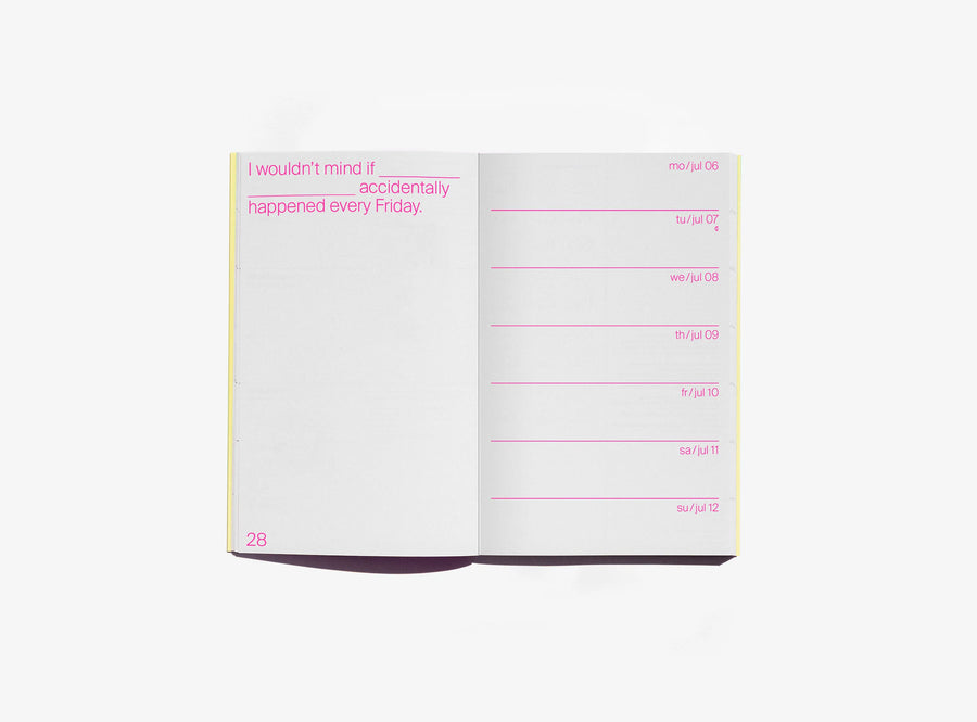 JULIE JOLIAT - Planner 2026 - Day One - Blueberry Milk
