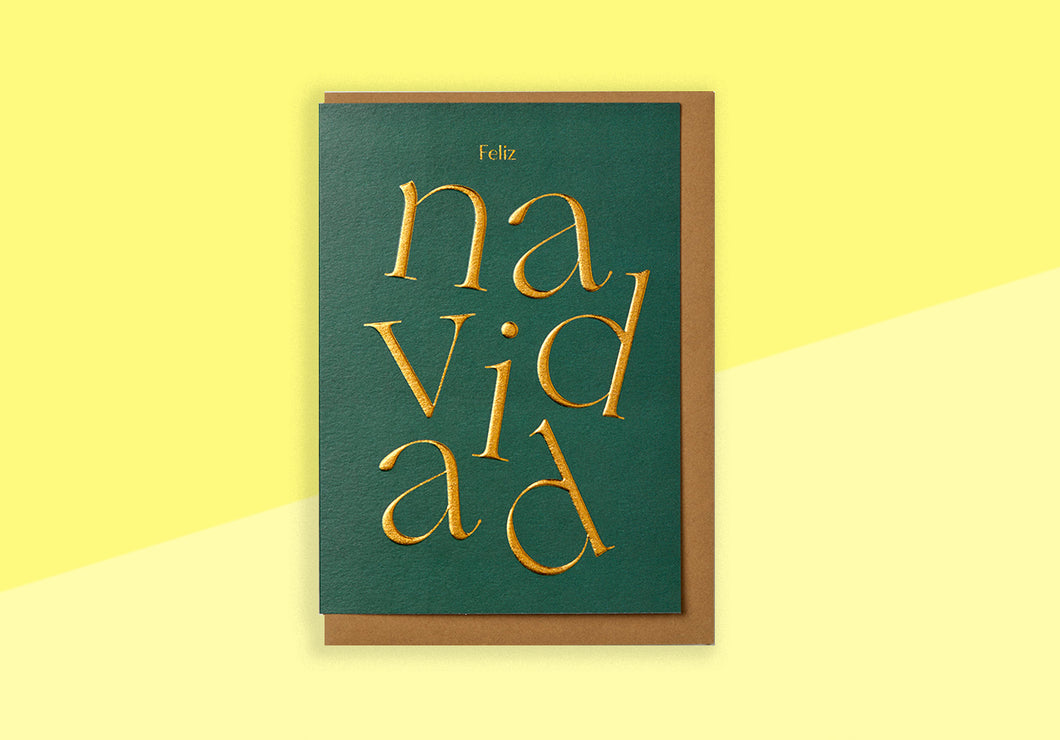 KINSHIPPED - Greeting Card - Feliz Navidad