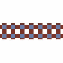 Laden Sie das Bild in den Galerie-Viewer, KINSHIPPED - Papierklebeband - Burgundy and Blue Brugge