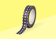 Laden Sie das Bild in den Galerie-Viewer, KINSHIPPED - Papierklebeband - Burgundy and Blue Brugge