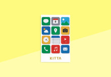 Load image into Gallery viewer, KING JIM - Kitta Clear Film Stickers - Icon Shaped Theme