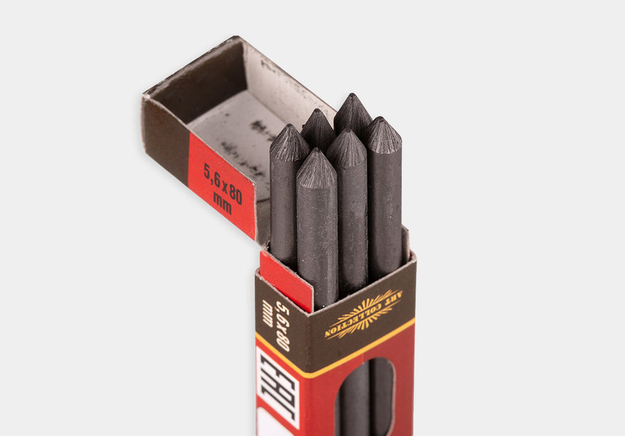 KOH-I-NOOR - Set of 6 Graphite leads 5,6 - 2B