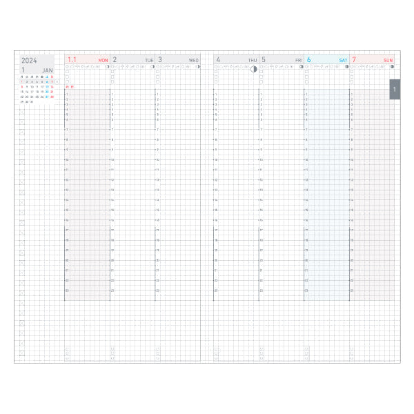 KOKUYO - 2024 Jibun Techo Lite – Rosa