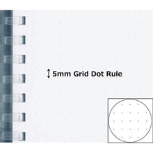 Laden Sie das Bild in den Galerie-Viewer, KOKUYO - Soft Ring A5 - Dot grid