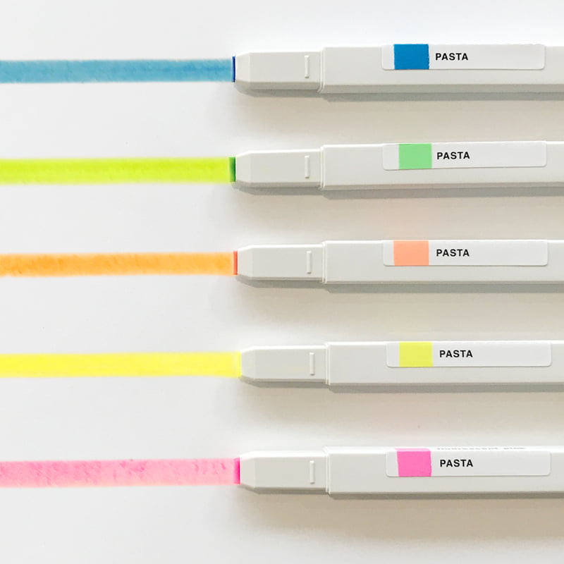KOKUYO - Pastamarker Fluoreszierend - 5 Farben