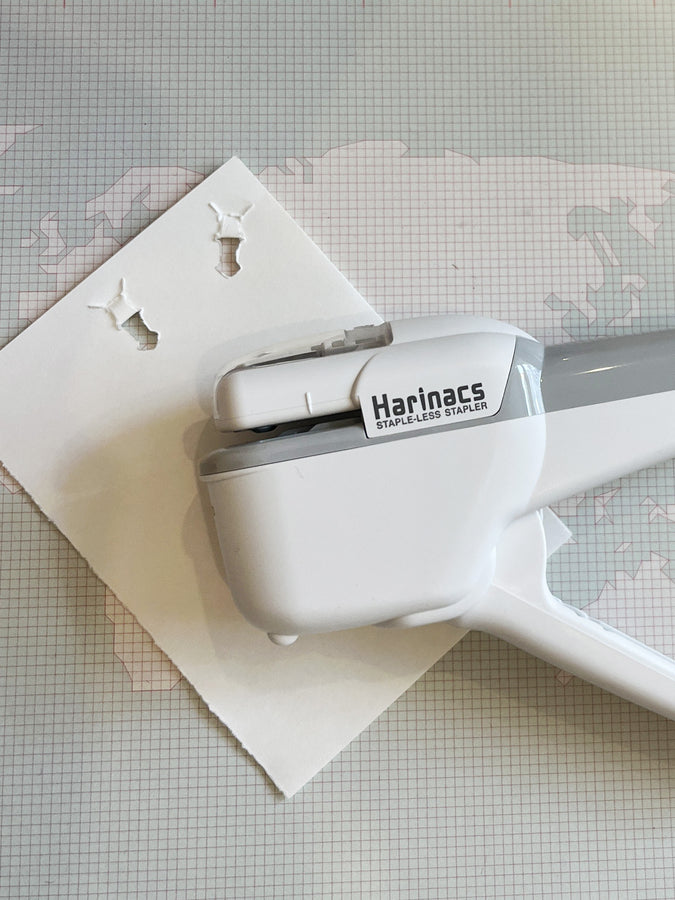 KOKUYO - Harinacs - Stapleless Stapler Cut - White