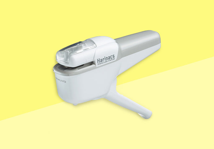 KOKUYO - Harinacs - Stapleless Stapler Cut - White