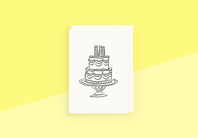 L'ATELIER SAMEDI - Grußkarte - Torte