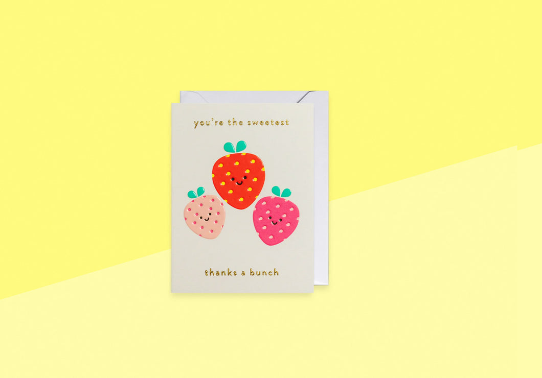 LAGOM COZY - Mini Greeting Card - Thanks A Bunch