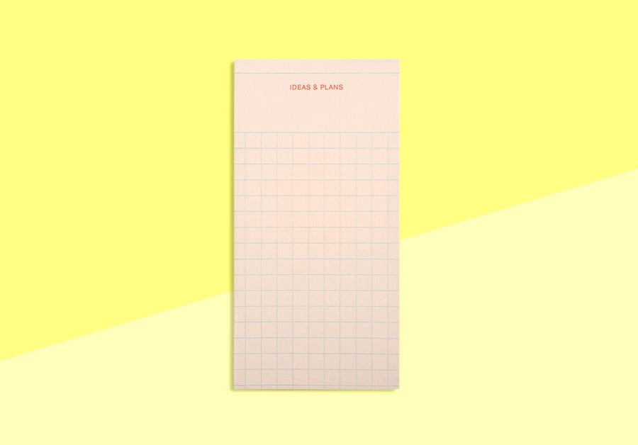LE TYPOGRAPHE - Notepad - Ideas and plans - Coral