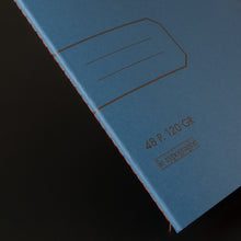 Laden Sie das Bild in den Galerie-Viewer, LE TYPOGRAPHE - Notizbuch A4 - Blau